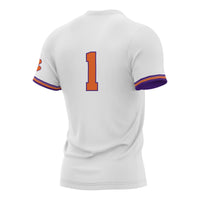 #1 Clemson Tigers GameDay Greats Lightweight Softball Jersey - White