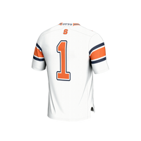 #1 Syracuse Orange GameDay Greats Lightweight Collegiate Football Fashion Jersey - White
