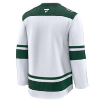 Minnesota Wild Fanatics White Away Premium Jersey