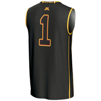 #1 Minnesota Golden Gophers GameDay Greats Lightweight Basketball Jersey - Black