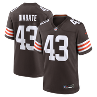Cleveland Browns Mohamoud Diabate Nike Brown Team Game Jersey