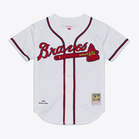 Atlanta Braves Andruw Jones Mitchell & Ness White 2005 Authentic Jersey