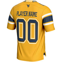 West Virginia Mountaineers GameDay Greats NIL Pick-A-Player Football Jersey - Gold