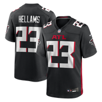 Atlanta Falcons DeMarcco Hellams Nike Black Team Game Jersey