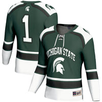 #1 Michigan State Spartans GameDay Greats Hockey Jersey - Green
