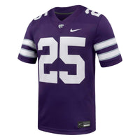#25 Kansas State Wildcats Nike Game Football Jersey - Purple
