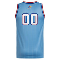 #00 Kansas Jayhawks adidas Replica Swingman Jersey - Light Blue