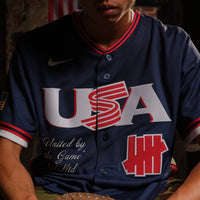 USA Baseball Nike x Undefeated Navy 2026 World Baseball Classic Stadium Jersey