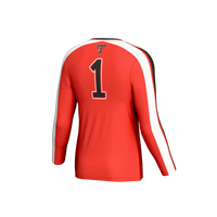#1 Texas Tech Red Raiders GameDay Greats Lightweight Volleyball Fashion Jersey - Red