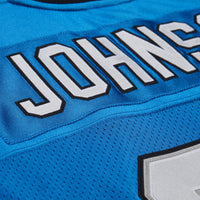 Detroit Lions Calvin Johnson Mitchell & Ness Blue 2007 Authentic Throwback Retired Player Jersey
