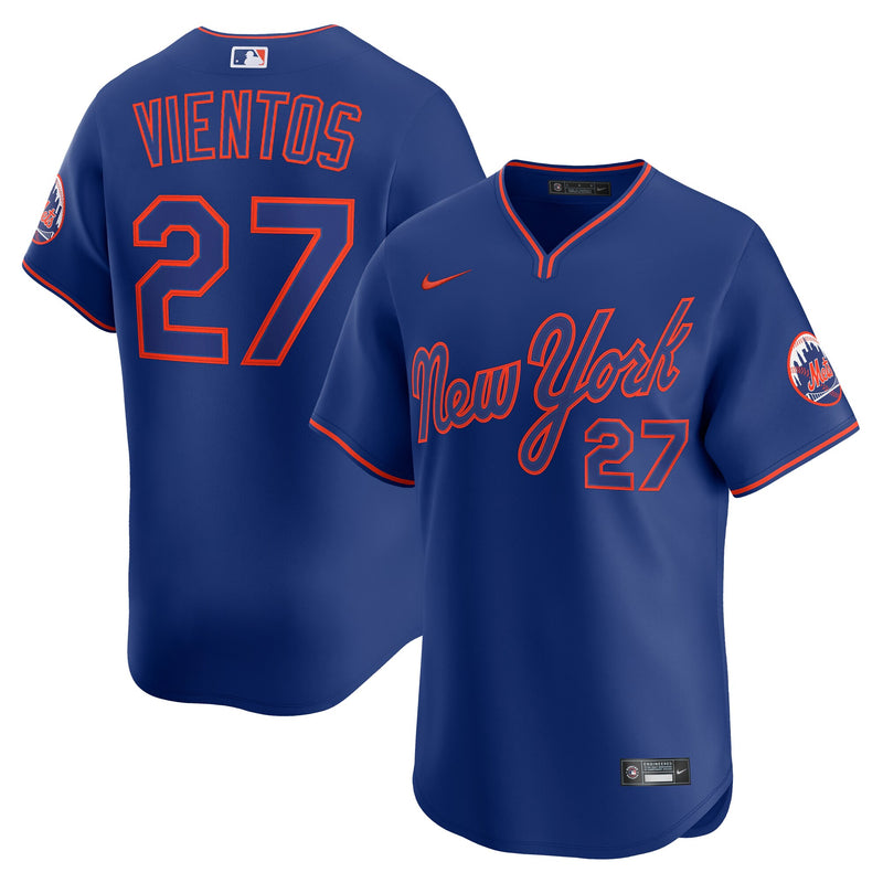 New York Mets Mark Vientos Nike Royal Alternate Limited Player Jersey