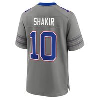Buffalo Bills Khalil Shakir Nike Gray Nickel City Game Jersey