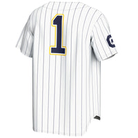 #1 Cal Bears GameDay Greats Lightweight Baseball Jersey - White