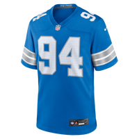 Detroit Lions Mekhi Wingo Nike Blue Team Game Jersey