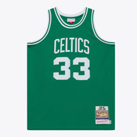 Boston Celtics Mitchell & Ness Larry Bird 1985 Authentic Road Jersey - Kelly Green