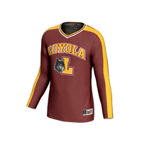 Loyola Chicago Ramblers GameDay Greats NIL Pick-A-Player Lightweight Collegiate Volleyball Fashion Jersey - Maroon