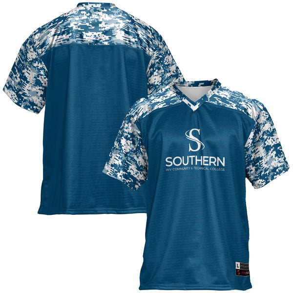 Southern West Virginia Community and Technical College GameDay Greats Football Jersey - Blue