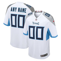 Tennessee Titans Nike White Custom Game Jersey
