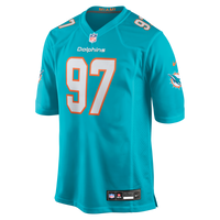 Miami Dolphins Rashard Lawrence Nike Aqua Team Game Jersey