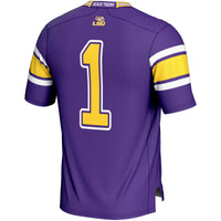 #1 LSU Tigers GameDay Greats Endzone Football Jersey - Purple