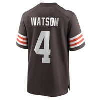 Cleveland Browns Deshaun Watson Nike Brown Game Jersey