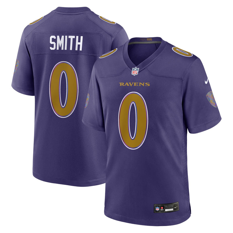 Baltimore Ravens Roquan Smith Nike Purple Alternate Game Jersey