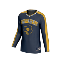 Notre Dame Fighting Irish GameDay Greats NIL Pick-A-Player Lightweight Collegiate Volleyball Fashion Jersey - Navy