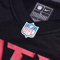 Atlanta Falcons Nathan Carter Nike Black Team Game Jersey