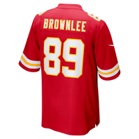 Kansas City Chiefs Jason Brownlee Nike Red Team Game Jersey