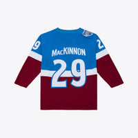 Colorado Avalanche Nathan MacKinnon Mitchell & Ness Blue 2020 Power Play Jersey