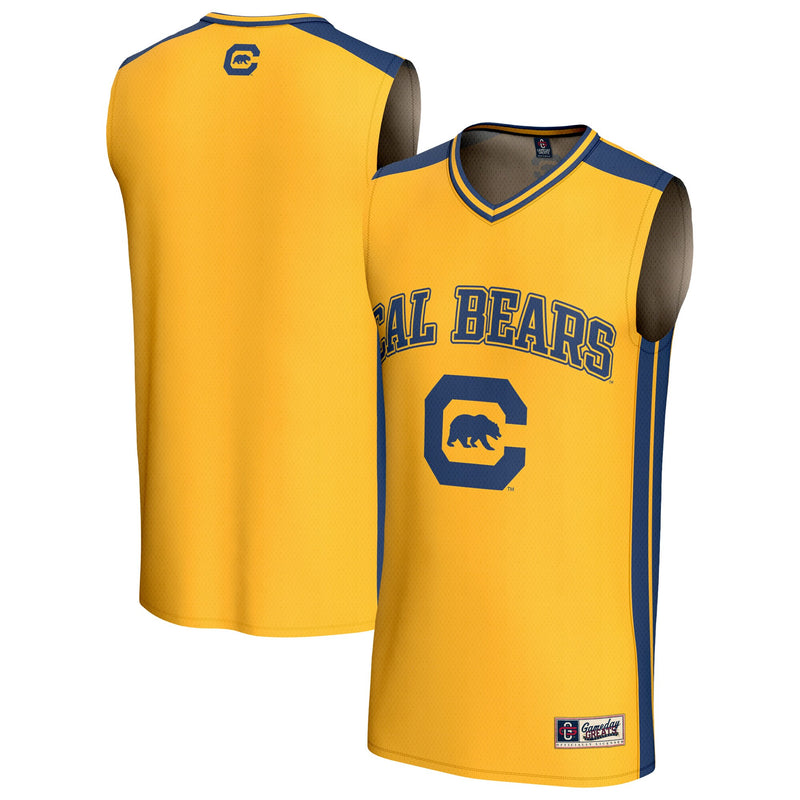 Cal Bears GameDay Greats Lightweight Collegiate Basketball Fashion Jersey - Gold