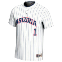 #1 Arizona Wildcats GameDay Greats Lightweight Softball Fashion Jersey - White