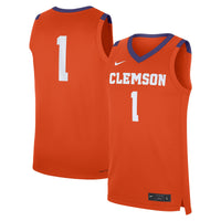 #1 Clemson Tigers Nike Road Replica Jersey - Orange
