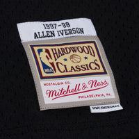 Philadelphia 76ers Mitchell & Ness Allen Iverson 1997 Dark Authentic Jersey - Black