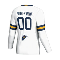 West Virginia Mountaineers GameDay Greats NIL Pick-A-Player Lightweight Volleyball Jersey - White