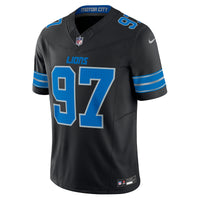 Detroit Lions Aidan Hutchinson Nike Black 2nd Alternate Vapor F.U.S.E. Limited Jersey