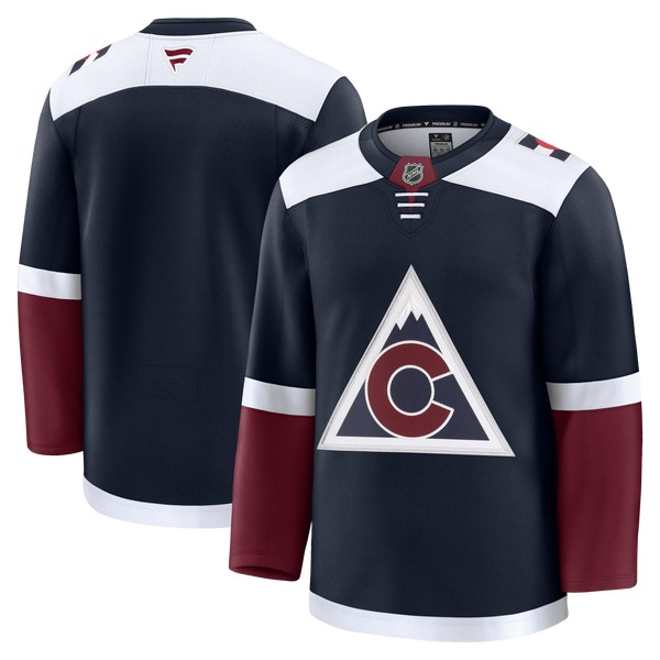 Colorado Avalanche Fanatics Navy Alternate Premium Jersey