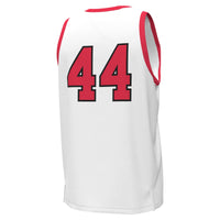 #44 Utah Utes Under Armour Replica Basketball Jersey - White