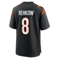 Cincinnati Bengals Ryan Rehkow Nike Black Game Jersey