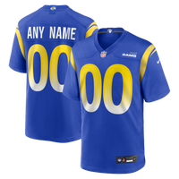 Los Angeles Rams Nike Royal Custom Game Jersey