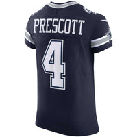 Dallas Cowboys Dak Prescott Nike Navy Team Vapor F.U.S.E. Elite Jersey