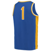 #1 Pitt Panthers Nike Team Replica Basketball Jersey - Royal