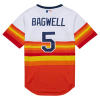 Houston Astros Jeff Bagwell Mitchell & Ness White 2004 Cooperstown Collection Authentic Throwback Jersey