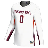 #0 Virginia Tech Hokies GameDay Greats Lightweight Volleyball Jersey - White