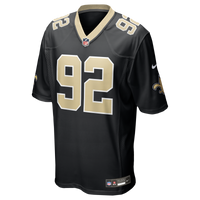 New Orleans Saints Davon Godchaux Nike Black Team Game Jersey