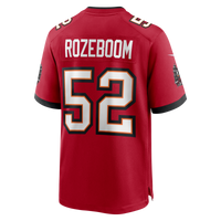 Tampa Bay Buccaneers Christian Rozeboom Nike Red Team Game Jersey