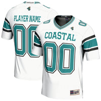Coastal Carolina Chanticleers GameDay Greats NIL Lightweight Collegiate Football Fashion Jersey - White