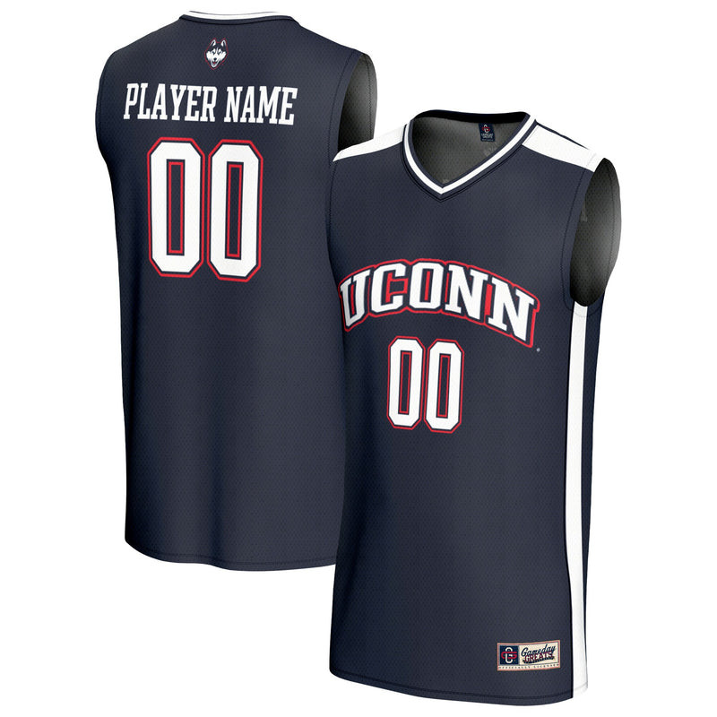 UConn Huskies GameDay Greats Lightweight Collegiate Basketball NIL Pick-A-Player Fashion Jersey - Navy