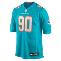 Miami Dolphins Kenneth Grant Nike Aqua Team Game Jersey
