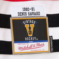 Chicago Blackhawks Denis Savard Scarlet 1980-81 Power Play Jersey